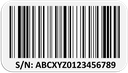Serie Number Barcode